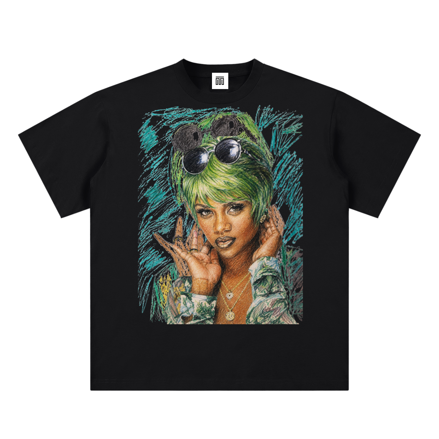 TRILLE RECORDS X CRUSH ON YOU (Green) T-Shirt