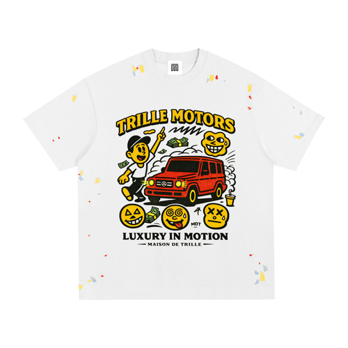 Trille Motors Paint Splatter T-Shirt
