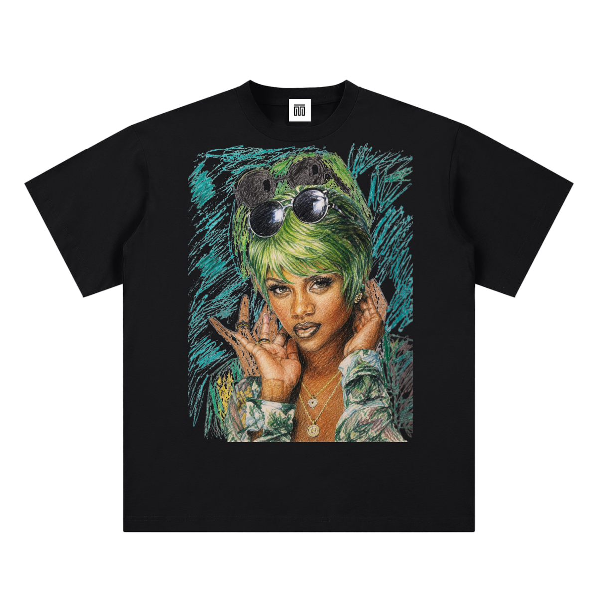 TRILLE RECORDS X CRUSH ON YOU (Green) T-Shirt