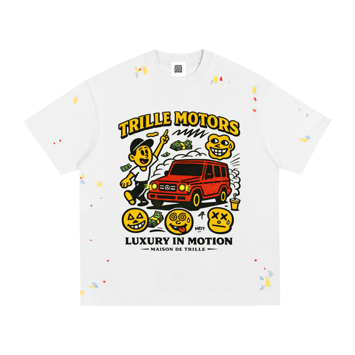 Trille Motors Paint Splatter T-Shirt